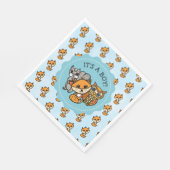 Little Fox en Forest Friends Baby shower Servet (Hoek)