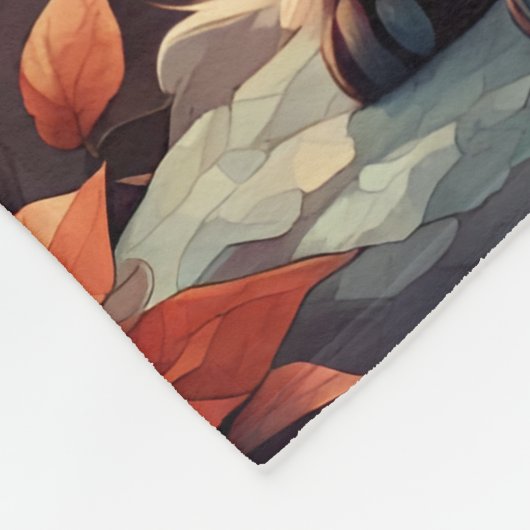 Little Fox Fleece Deken (Hoek)