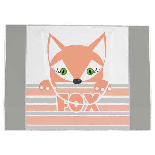 Little Fox Groot Cadeauzakje (Achterkant)