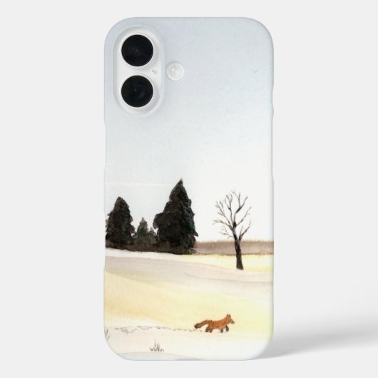 Little Fox Hoesje-Mate iPhone Case (Achterkant)
