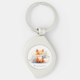 Little fox in winter sleutelhanger