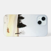 Little Fox iPhone 15 Case (Achterkant horizontaal)