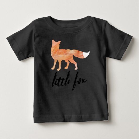 Little Fox Kinder Baseball Shirt (Voorkant)