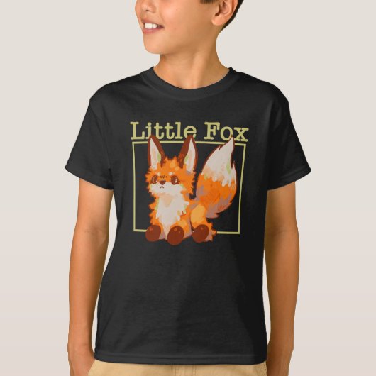 Little Fox, kleine vos.  T-shirt (Voorkant)