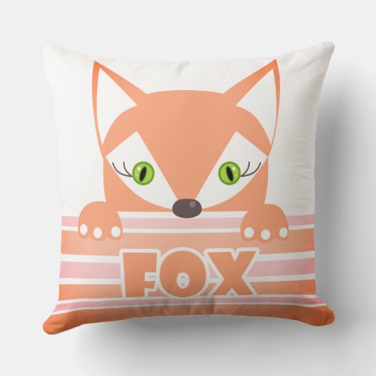 Little Fox Kussen (Achterkant)
