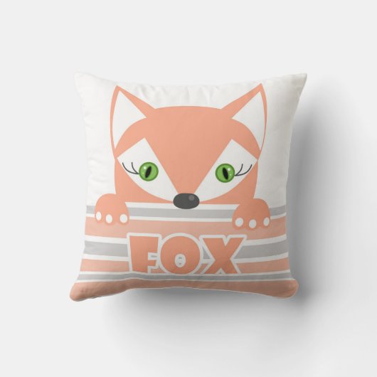 Little Fox Kussen (Achterkant)