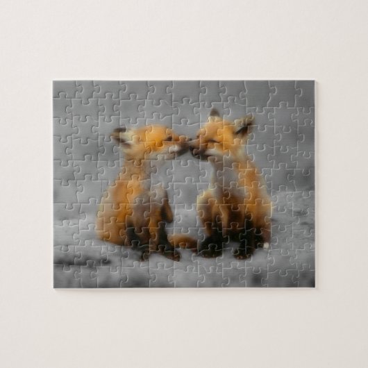 Little Fox Love Legpuzzel (Horizontaal)