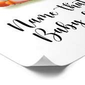 Little Fox - noem dat Baby voedsel Poster (Hoek)