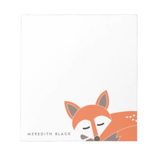 Little Fox Personalized Notitieblok