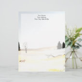 Little Fox Persoonlijk Briefhoofd (Staand voorkant)