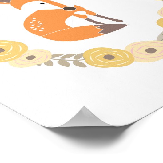 Little Fox Poster (Hoek)