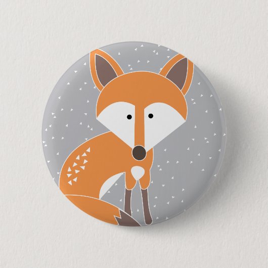 Little Fox Ronde Button 5,7 Cm (Voorkant)