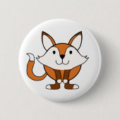 Little fox ronde button 5,7 cm (Voorkant)