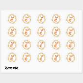 Little Fox Ronde Sticker (Vel)