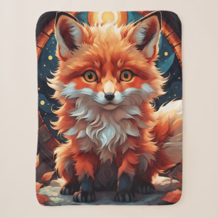 Little Fox Sherpa Deken