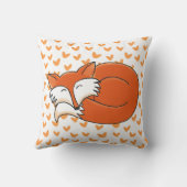 Little Fox Slaping Kussen (Achterkant)