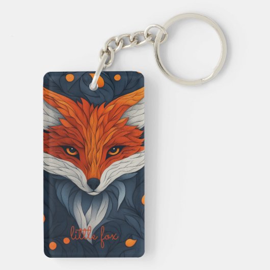 Little Fox Sleutelhanger (achterkant)