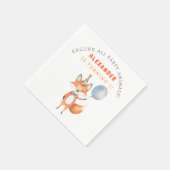 Little Fox verjaardagsfeestje Servet (Hoek)