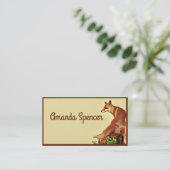 Little Fox Visitekaartje (Staand voorkant)