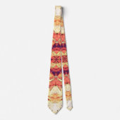 Little Foxes Oranje Abstract Mannen Necktie Stropdas (Voorkant)