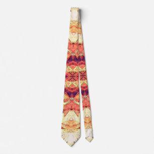 Little Foxes Oranje Abstract Mannen Necktie Stropdas