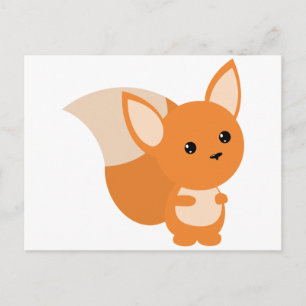 Little Foxy Poo Briefkaart