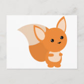 Little Foxy Poo Briefkaart (Voorkant)