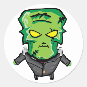 Little Frankie Ronde Sticker