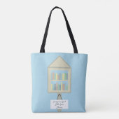 Little Free Library Personalized Canvas tas (Achterkant)