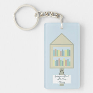 Little Free Library Personalized Sleutelhanger