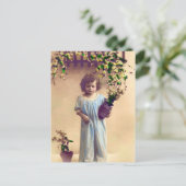 Little French Girl Briefkaart (Staand voorkant)