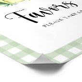 Little Frog Baby shower cadeau poster (Hoek)