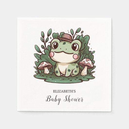  Little Frog Baby shower Servet (Voorkant)