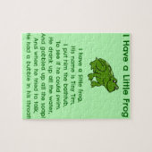 Little Frog Poem Legpuzzel (Horizontaal)