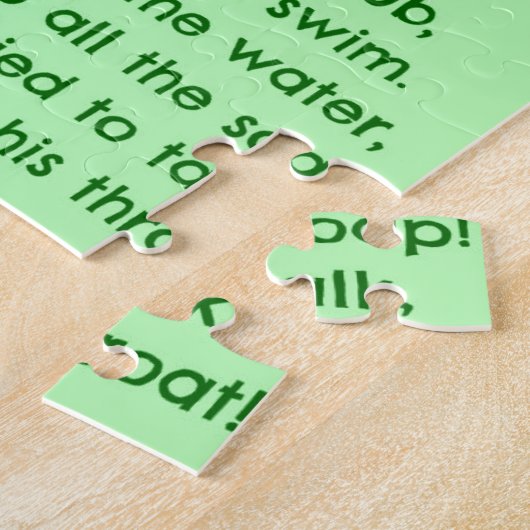 Little Frog Poem Legpuzzel (Zijkant)