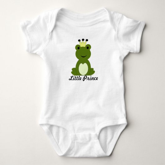Little Frog Prince Baby Boy Romper (Voorkant)