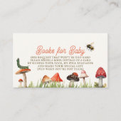 Little Fun Guy Mushroom Bee Baby Boek Verzoek Informatiekaartje (Voorkant)