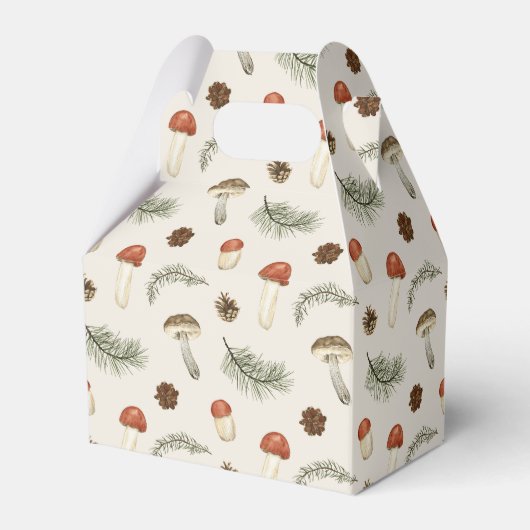 Little Fun Guy Mushroom Bee Boy Baby shower Bedankdoosjes (Achterkant)