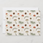 Little Fun Guy Mushroom Bee Boy Foto Verjaardag Kaart (Achterkant)