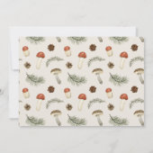 Little Fun Guy Mushroom Boy Foto Verjaardag Kaart (Achterkant)