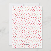 Little Funny Valentijn Lettering Valentijnsdag Feestdagenkaart (Achterkant)