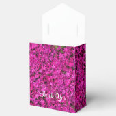Little Fuschia Flowers Tent Favor Box Bedankdoosjes (Geopend)