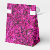 Little Fuschia Flowers Tent Favor Box Bedankdoosjes (Achterkant)