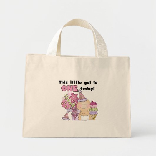 Little Gal is een Tshirts en geschenken Mini Tote Bag (Voorkant)