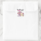 Little Gal is een Tshirts en geschenken Ronde Sticker (Tas)