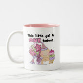 Little Gal is een Tshirts en geschenken Tweekleurige Koffiemok (Links)