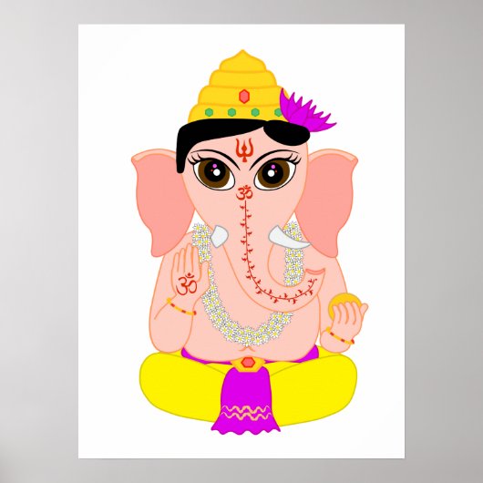 Little Ganesha Poster (Voorkant)