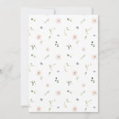 Little Garden bruiloft uitnodiging (Achterkant)