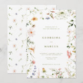 Little Garden bruiloft uitnodiging (Voorkant / Achterkant)