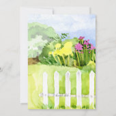 Little Garden Graduation Party Uitnodiging (Achterkant)